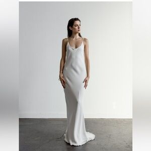 Lena Medoyeff Dawn silk wedding dress